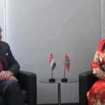 وزير الخارجية العراقي والمالديفي
